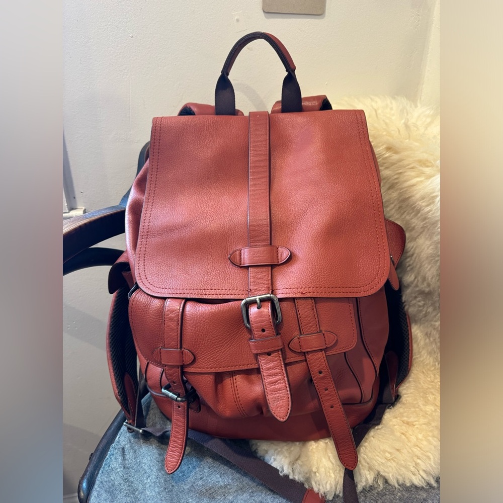Coach Hudson Leather Backpack